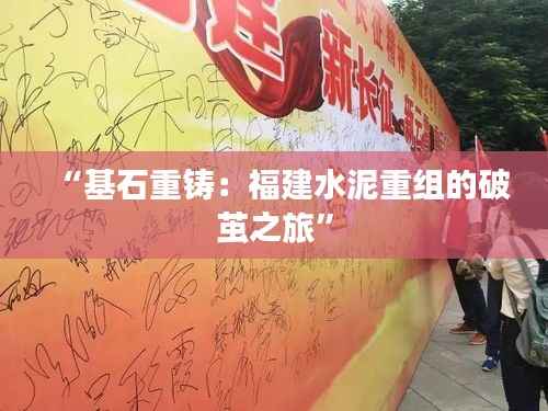 “基石重铸:福建水泥重组的破茧之旅”