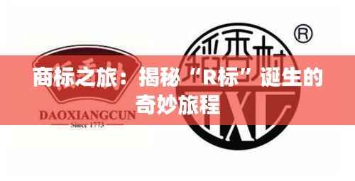 商标之旅:揭秘“R标”诞生的奇妙旅程