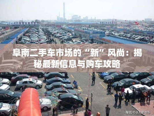 阜南二手车市场的“新”风尚:揭秘最新信息与购车攻略