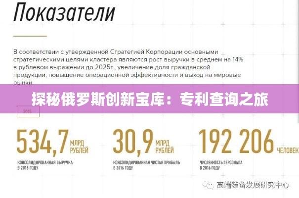 探秘俄罗斯创新宝库:专利查询之旅