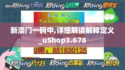新澳门一码中,详细解读解释定义_uShop3.678