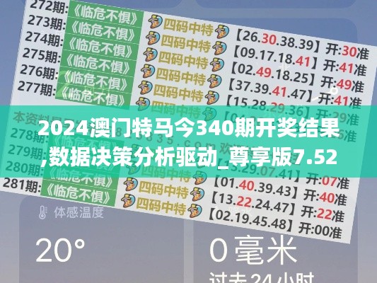2024澳门特马今340期开奖结果,数据决策分析驱动_尊享版7.522