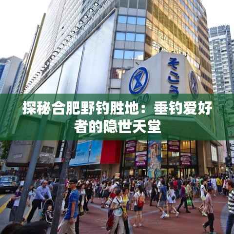 探秘合肥野钓胜地:垂钓爱好者的隐世天堂