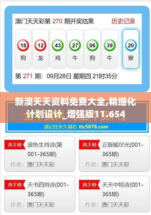新澳天天资料免费大全,精细化计划设计_增强版11.654