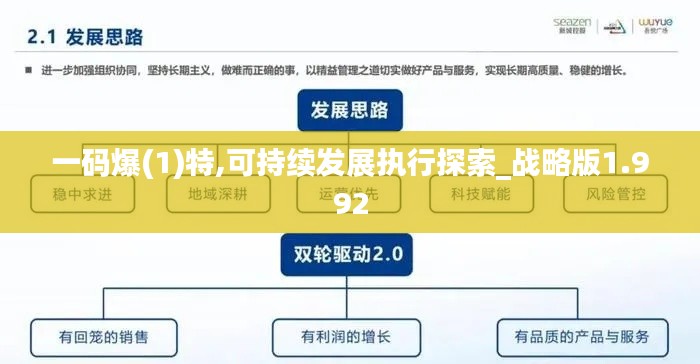 一码爆(1)特,可持续发展执行探索_战略版1.992
