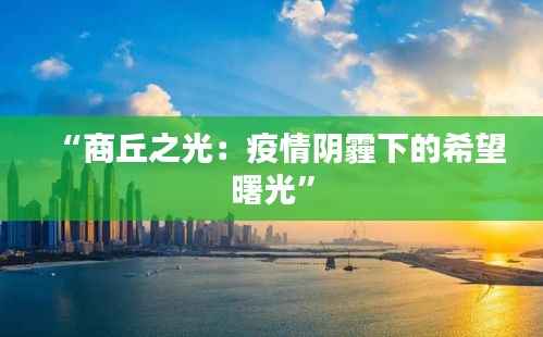 “商丘之光:疫情阴霾下的希望曙光”