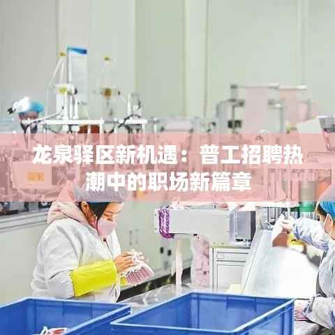 龙泉驿区新机遇:普工招聘热潮中的职场新篇章
