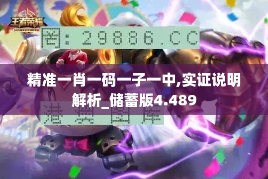 精准一肖一码一子一中,实证说明解析_储蓄版4.489
