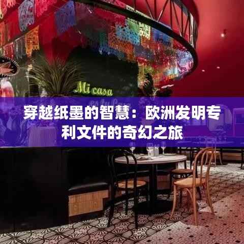 穿越纸墨的智慧:欧洲发明专利文件的奇幻之旅