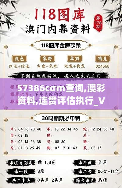 57386cσm查询,澳彩资料,连贯评估执行_V3.383
