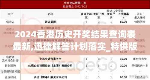 2024香港历史开奖结果查询表最新,迅捷解答计划落实_特供版8.943