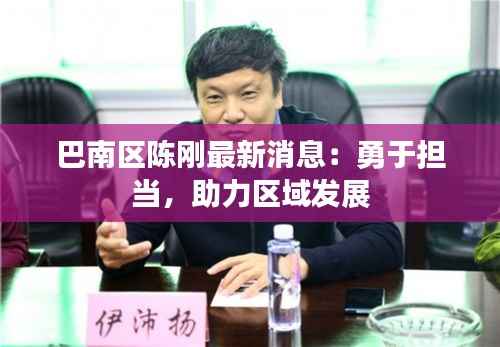 巴南区陈刚最新消息:勇于担当,助力区域发展