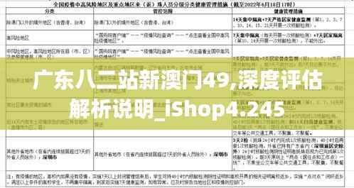 广东八二站新澳门49,深度评估解析说明_iShop4.245