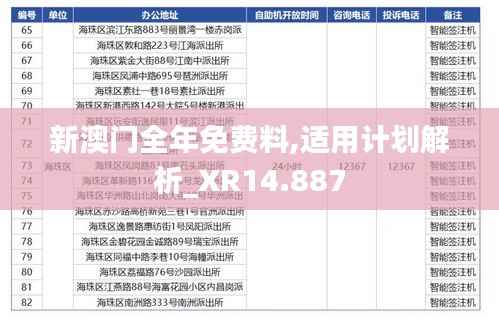 新澳门全年免费料,适用计划解析_XR14.887