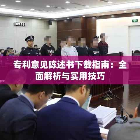 专利意见陈述书下载指南:全面解析与实用技巧