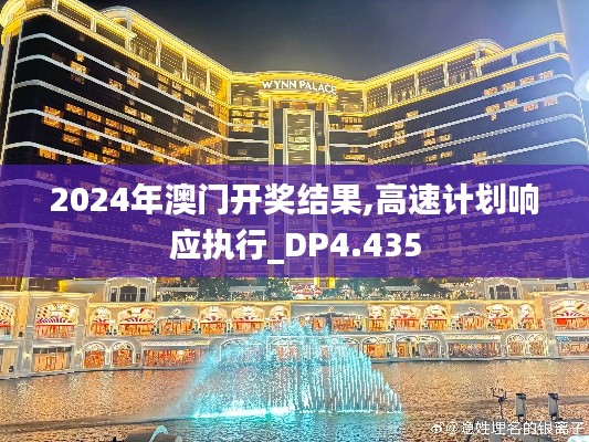 2024年澳门开奖结果,高速计划响应执行_DP4.435