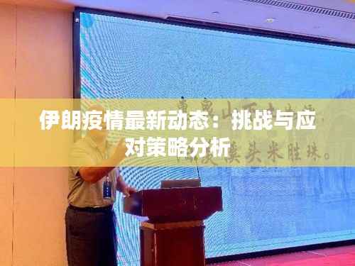 伊朗疫情最新动态:挑战与应对策略分析