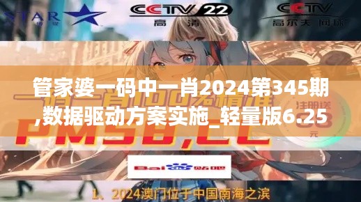 管家婆一码中一肖2024第345期,数据驱动方案实施_轻量版6.256
