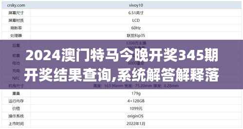 2024澳门特马今晚开奖345期开奖结果查询,系统解答解释落实_WP14.396