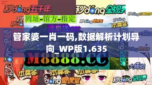 管家婆一肖一码,数据解析计划导向_WP版1.635