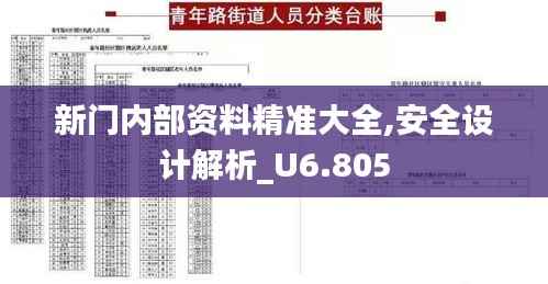 新门内部资料精准大全,安全设计解析_U6.805