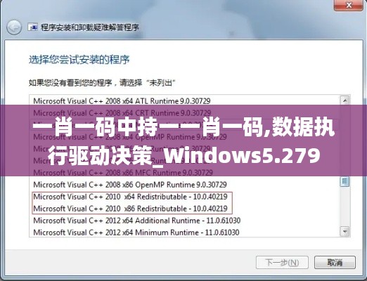 一肖一码中持一一肖一码,数据执行驱动决策_Windows5.279