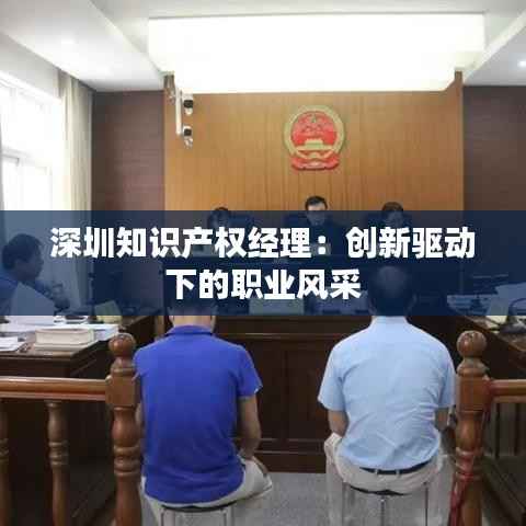 深圳知识产权经理:创新驱动下的职业风采