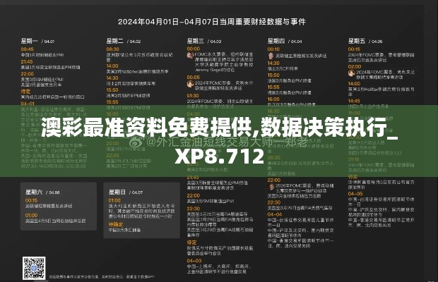 澳彩最准资料免费提供,数据决策执行_XP8.712