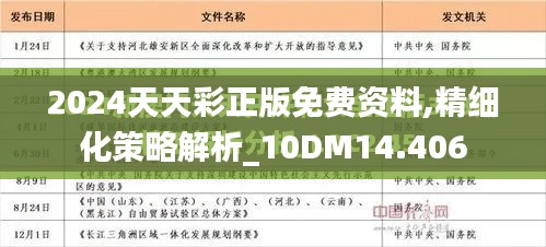 2024天天彩正版免费资料,精细化策略解析_10DM14.406