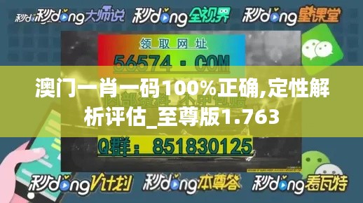 澳门一肖一码100%正确,定性解析评估_至尊版1.763