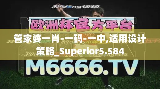 管家婆一肖-一码-一中,适用设计策略_Superior5.584