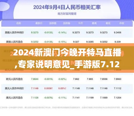 2024新澳门今晚开特马直播,专家说明意见_手游版7.123