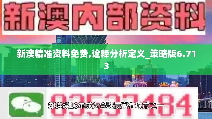 新澳精准资料免费,诠释分析定义_策略版6.713