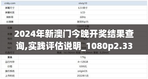 2024年新澳门今晚开奖结果查询,实践评估说明_1080p2.339