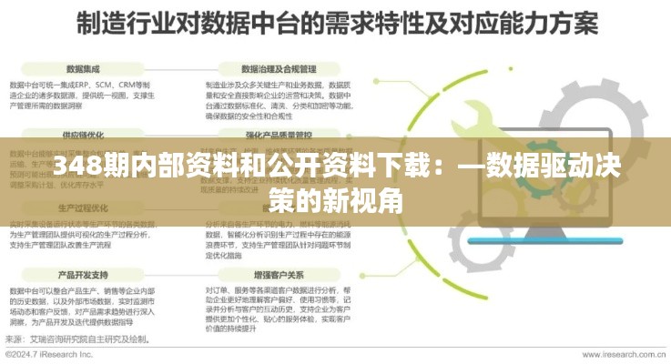 348期内部资料和公开资料下载:—数据驱动决策的新视角