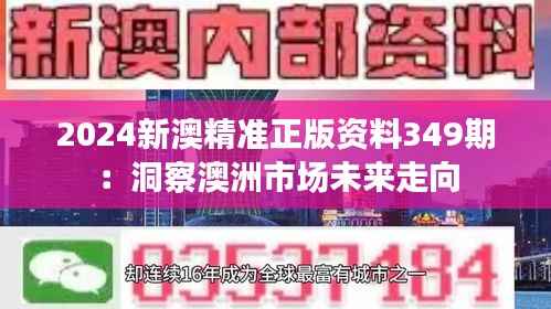 2024新澳精准正版资料349期:洞察澳洲市场未来走向