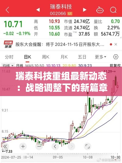 瑞泰科技重组最新动态:战略调整下的新篇章
