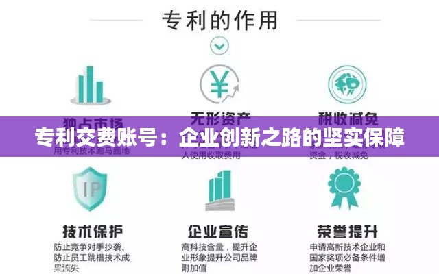 专利交费账号:企业创新之路的坚实保障