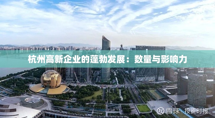 杭州高新企业的蓬勃发展:数量与影响力