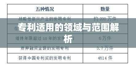 专利适用的领域与范围解析