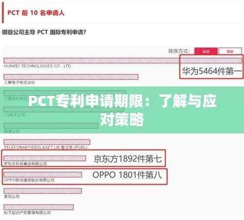 PCT专利申请期限:了解与应对策略