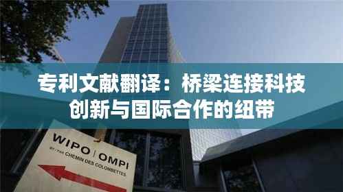 专利文献翻译:桥梁连接科技创新与国际合作的纽带