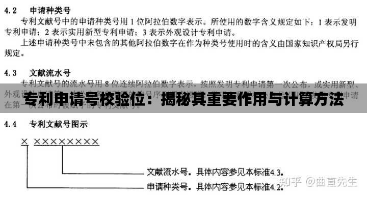 专利申请号校验位:揭秘其重要作用与计算方法