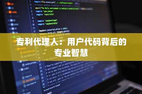 专利代理人:用户代码背后的专业智慧