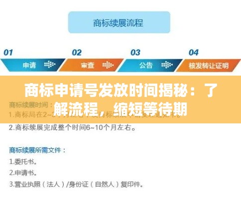 商标申请号发放时间揭秘:了解流程,缩短等待期