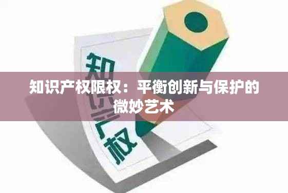 知识产权限权:平衡创新与保护的微妙艺术