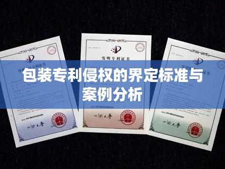 包装专利侵权的界定标准与案例分析