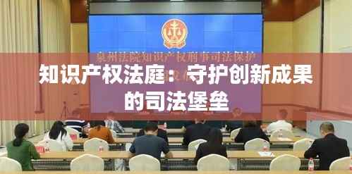 知识产权法庭:守护创新成果的司法堡垒