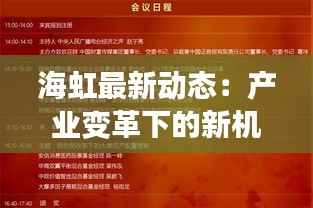 海虹最新动态:产业变革下的新机遇与挑战
