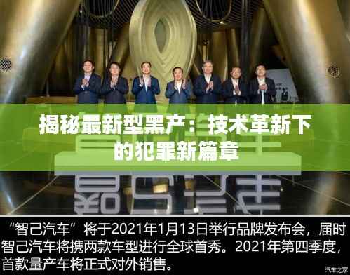 揭秘最新型黑产:技术革新下的犯罪新篇章